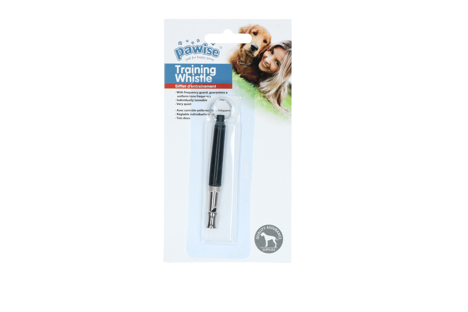 Pawise Dog Training Whistle Zwart