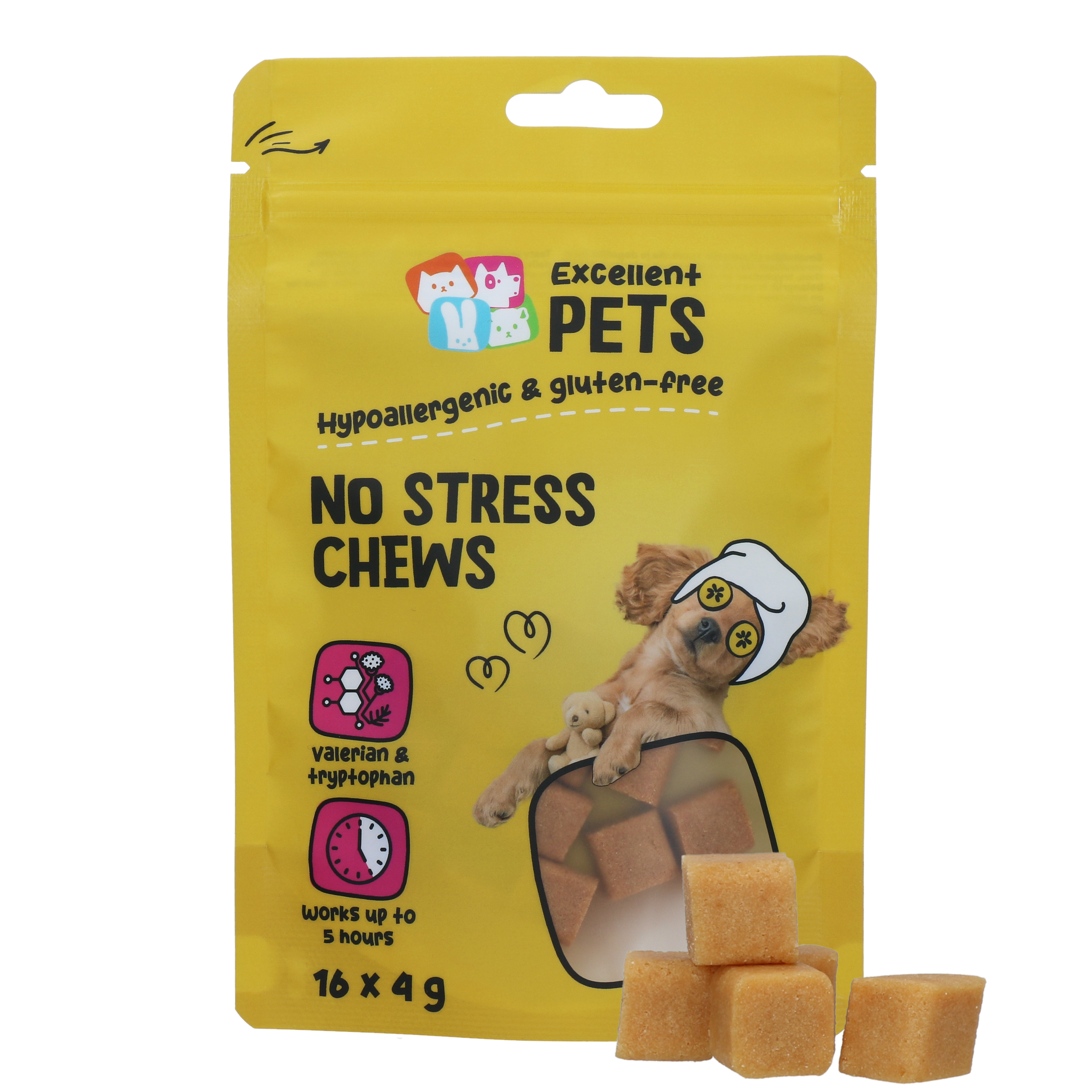 Excellent Pets No Stress Soft Chews 16 x 4 g - Afbeelding 7