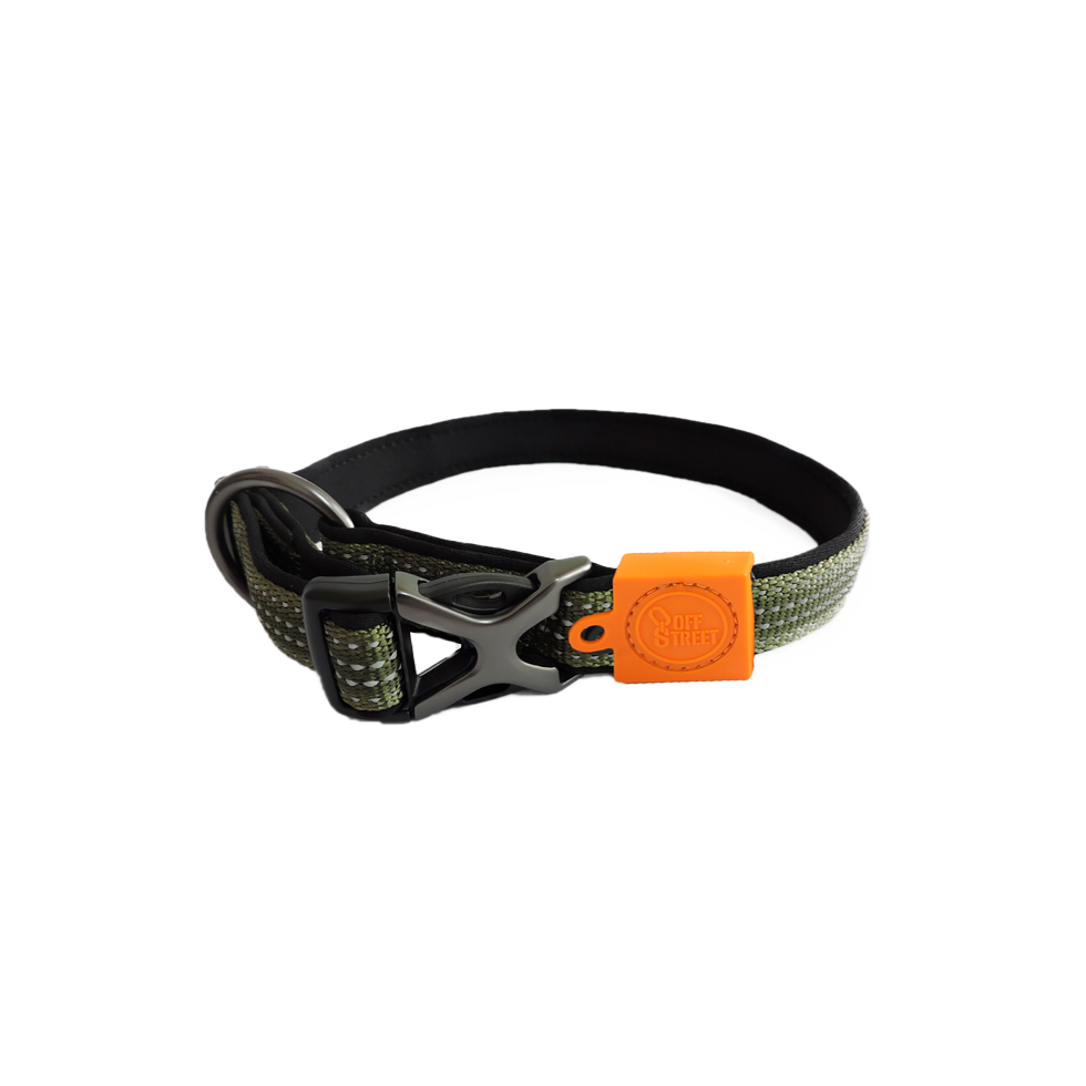 AFP Off Street - Dog Collar Olijfgroen S - Afbeelding 2