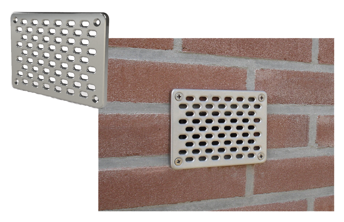 GevelFix Voorzetrooster RVS 10 x 14 cm - Afbeelding 3