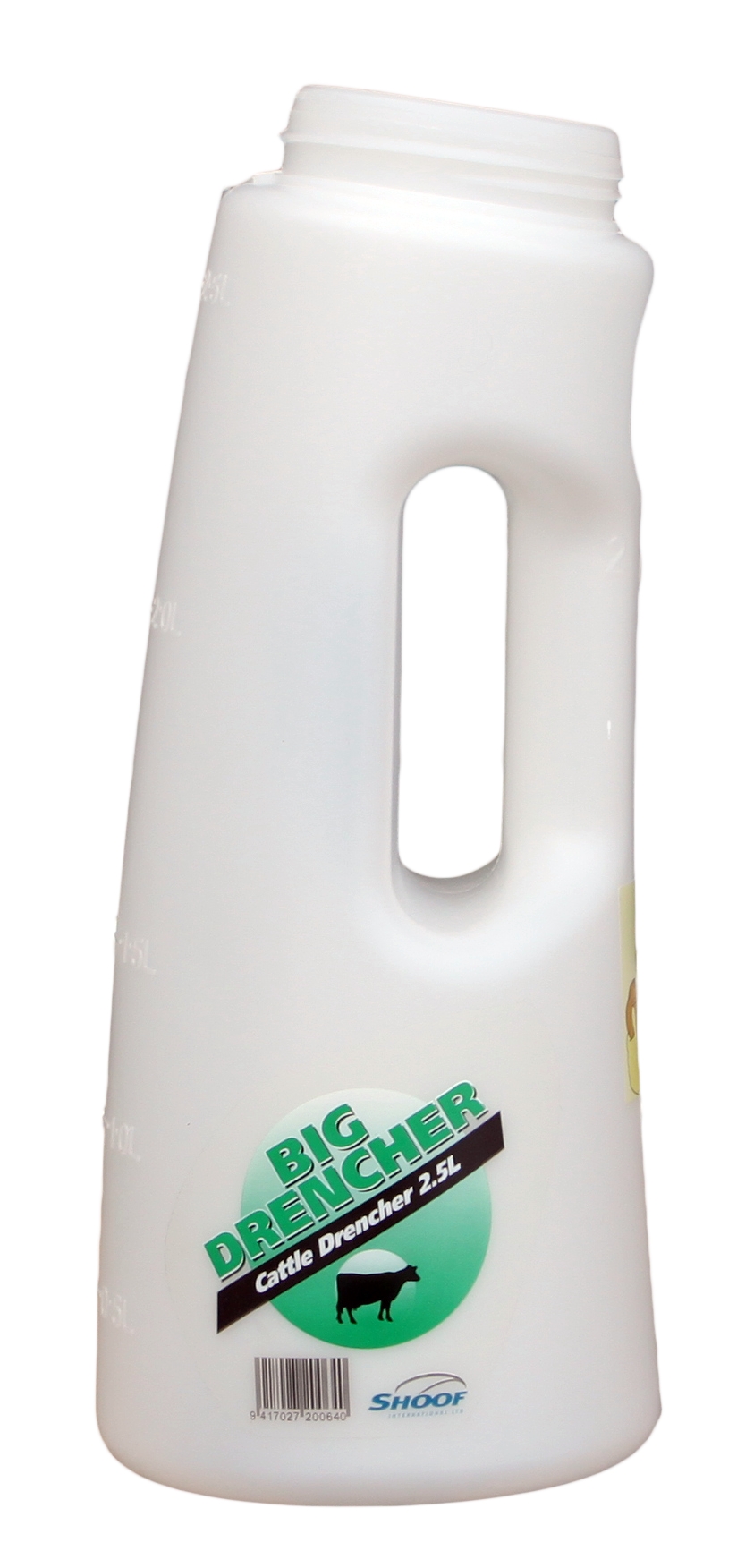 Ingeef Easy Drencher Big 2,5 l Rund/Kalf Groen Compleet - Afbeelding 2