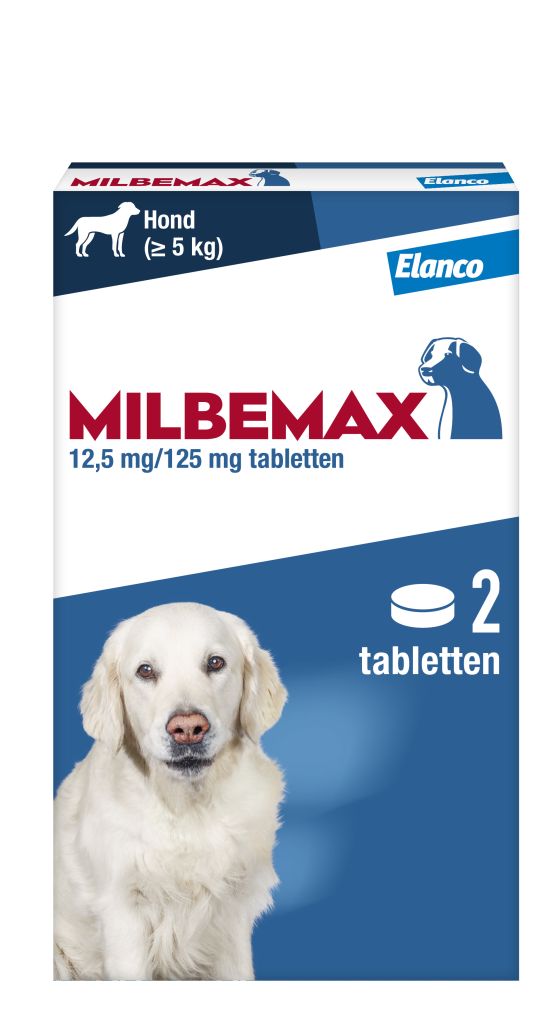 Milbemax Tabletten Hond Groot 5-75kg 2 tabl. - Afbeelding 2