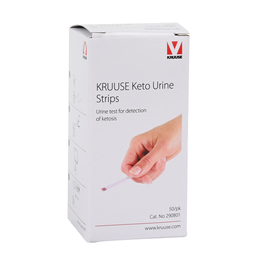 KRUUSE Ketose Urine Teststrips 50 stuks - Afbeelding 2