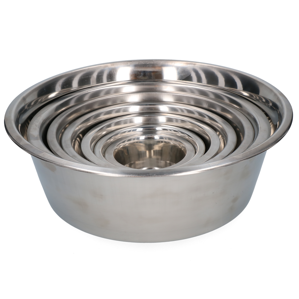 Voer- & Drinkbak RVS Ø 34 cm - Afbeelding 2