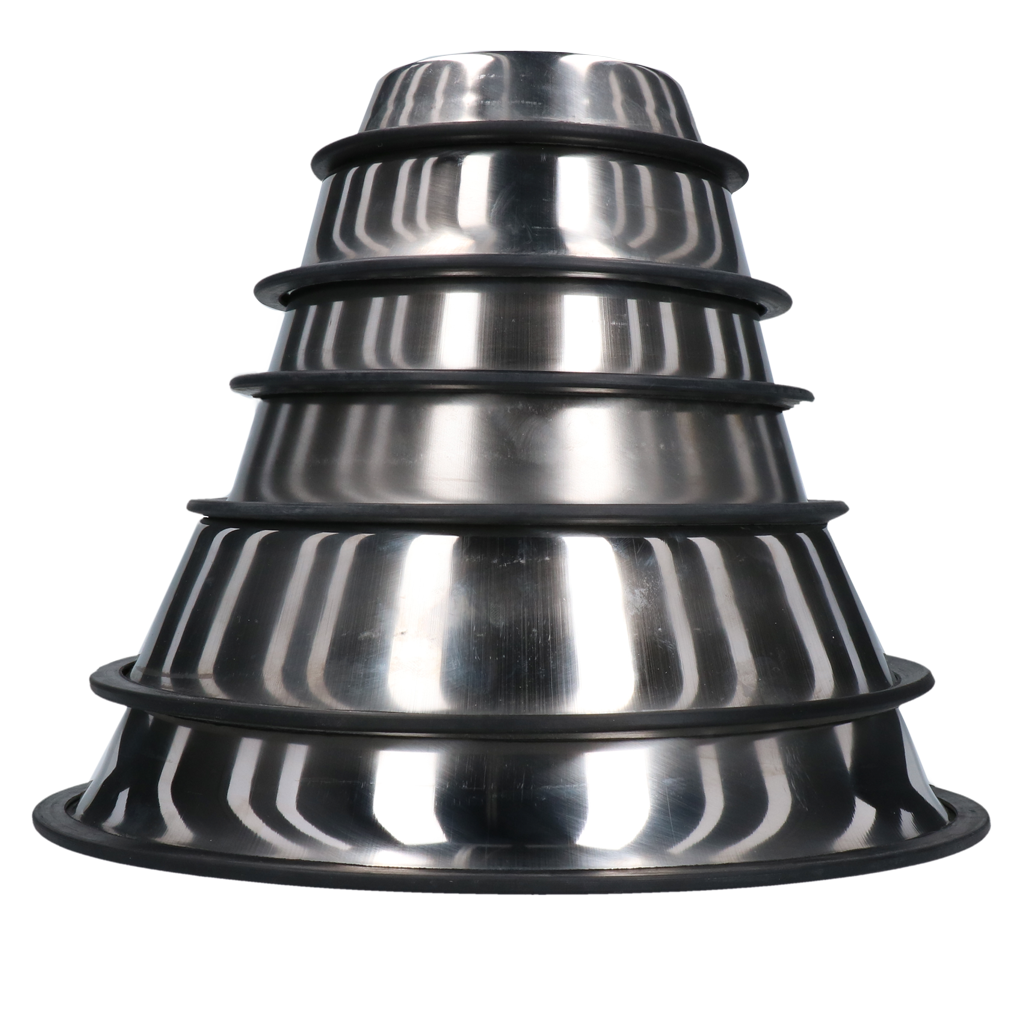 Antislip Voer- & Drinkbak RVS 450 ml Ø 19 cm - Afbeelding 2