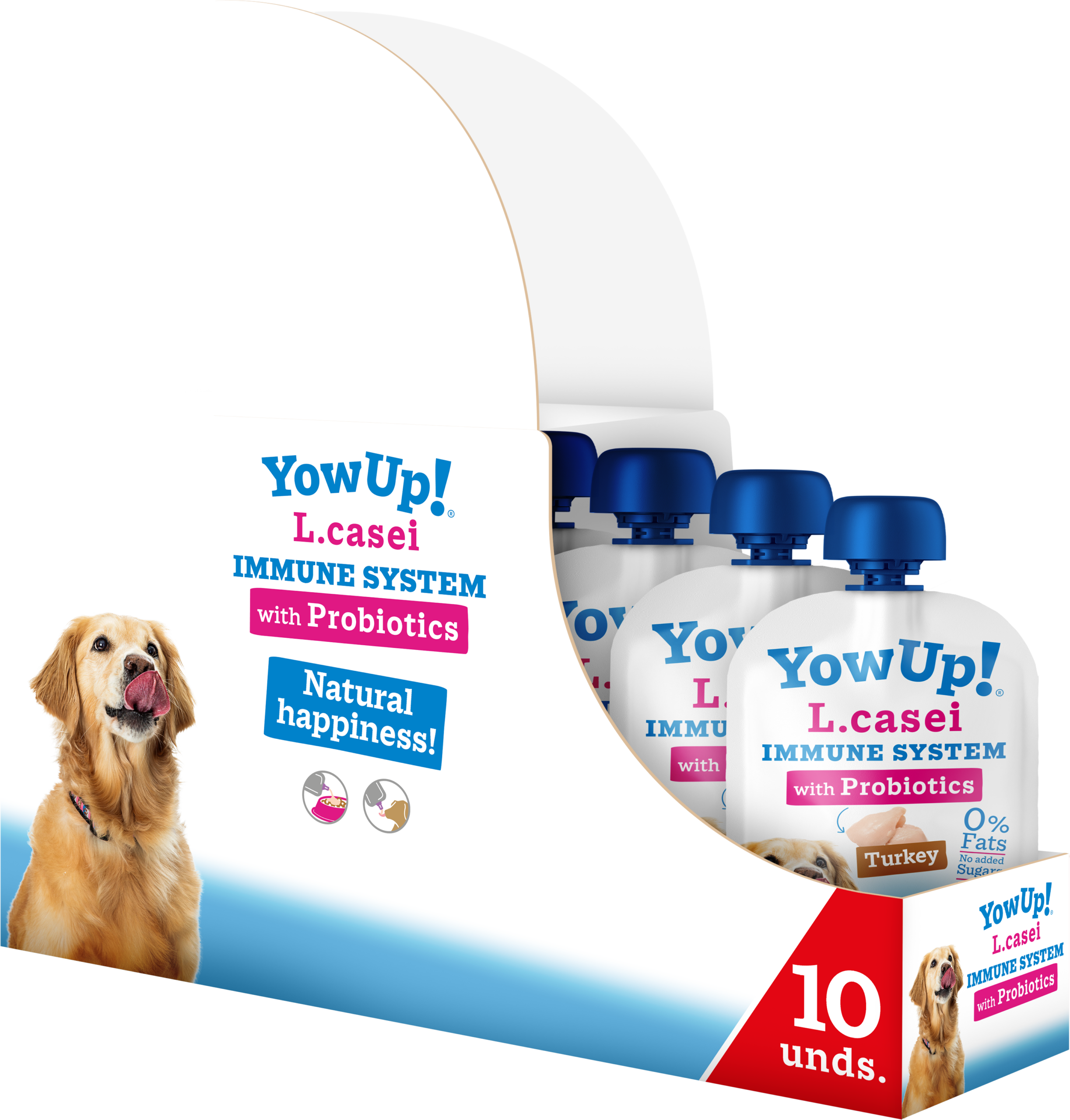 YowUp! L. Casei Immune System Turkey Hond - Afbeelding 2