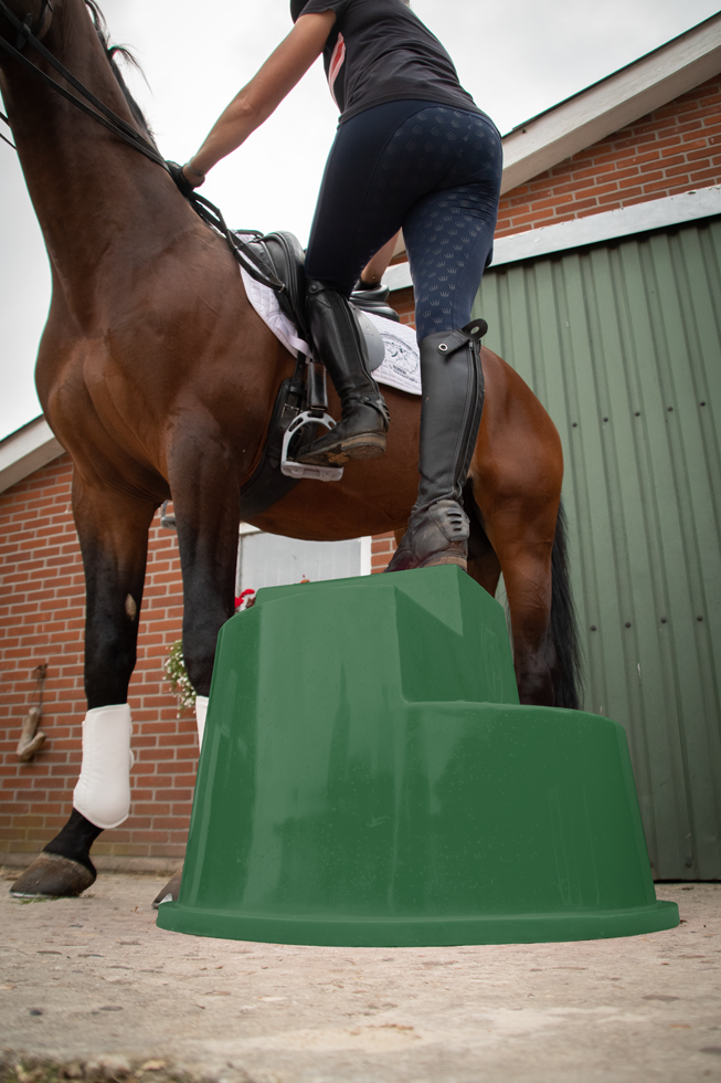 Excellent Horse Opstaphulp 3 Treden Groen - Afbeelding 5
