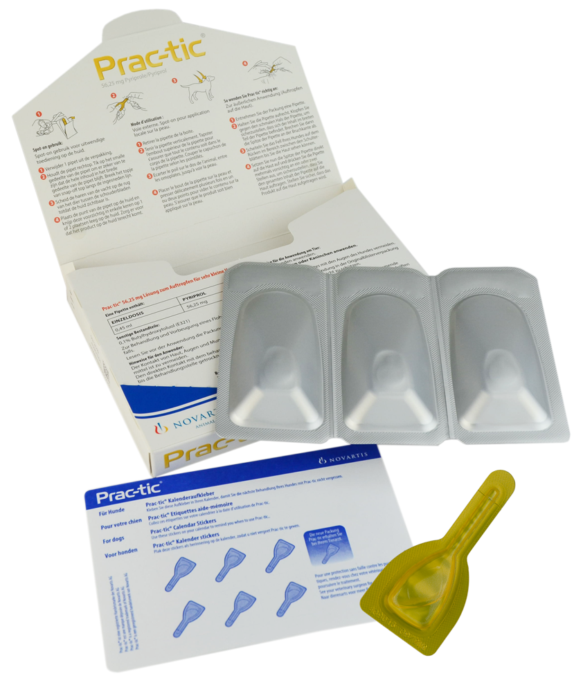 Prac-Tic Teken en vlooien druppels 4,5 tot 11 kg - Afbeelding 3