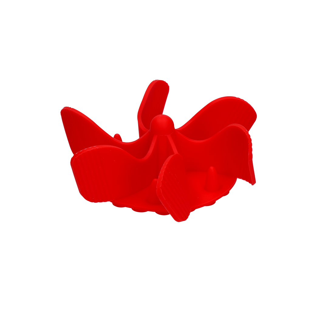 Eat Slow Live Longer Gobble Stopper Rood M - Afbeelding 2