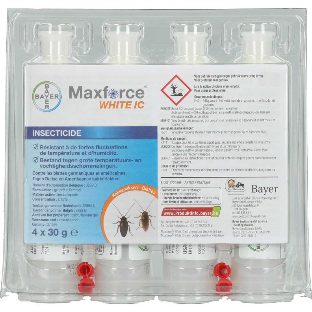 Maxforce White IC 4 x 30 g - Afbeelding 3