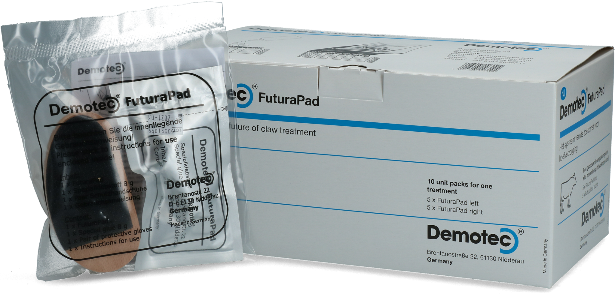 Demotec FuturaPad 10 behandelingen