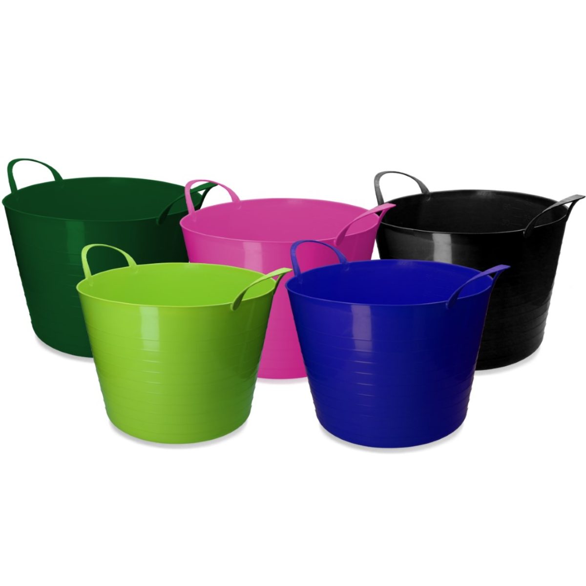 vPlast Emmer V-Trug Flexi 65 l Zwart - Afbeelding 3