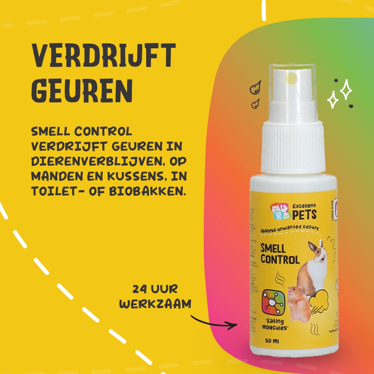 Excellent Pets Smell Control 50 ml - Afbeelding 5