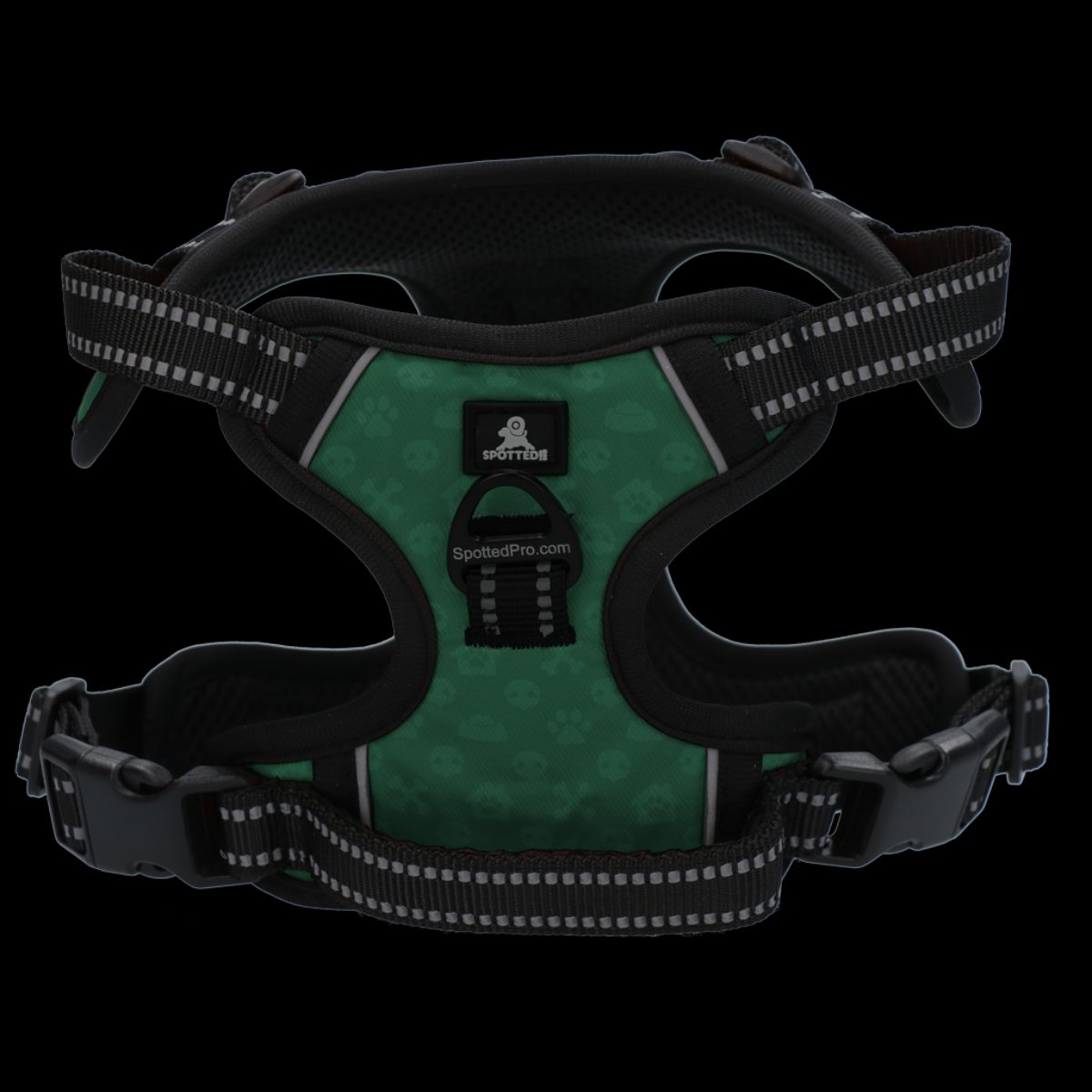 Spotted! Pro No Pull Harnas Groen XS - Afbeelding 3