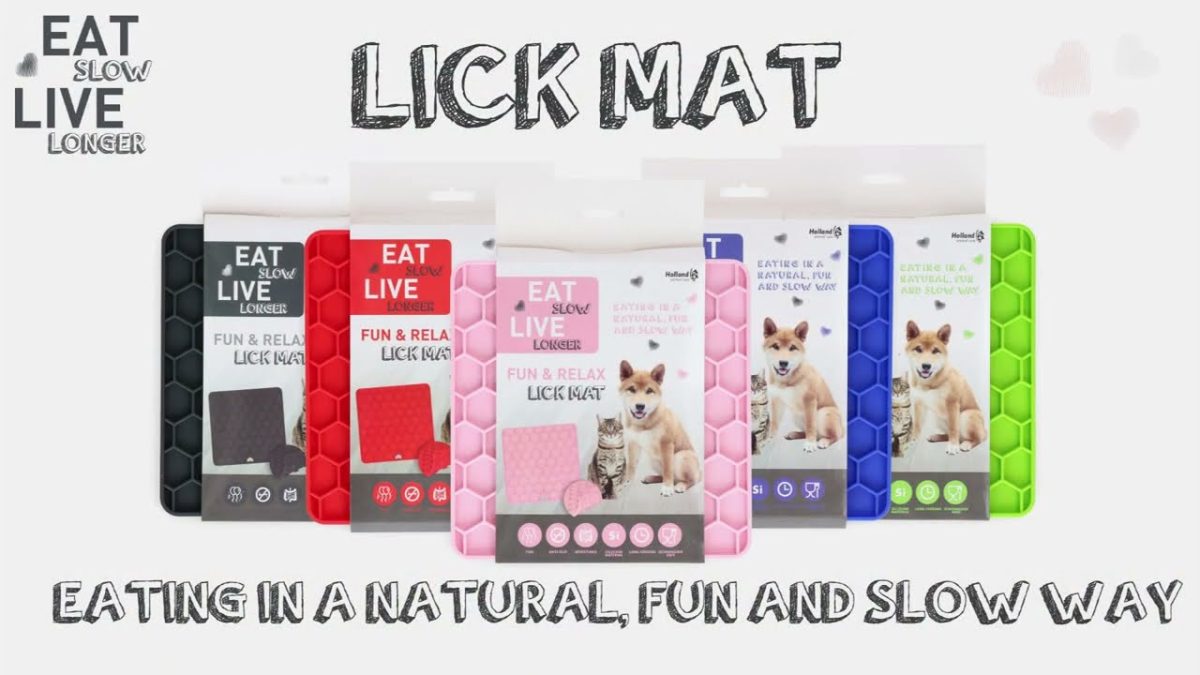 Eat Slow Live Longer Lick Mat Honeycomb Roze - Afbeelding 2