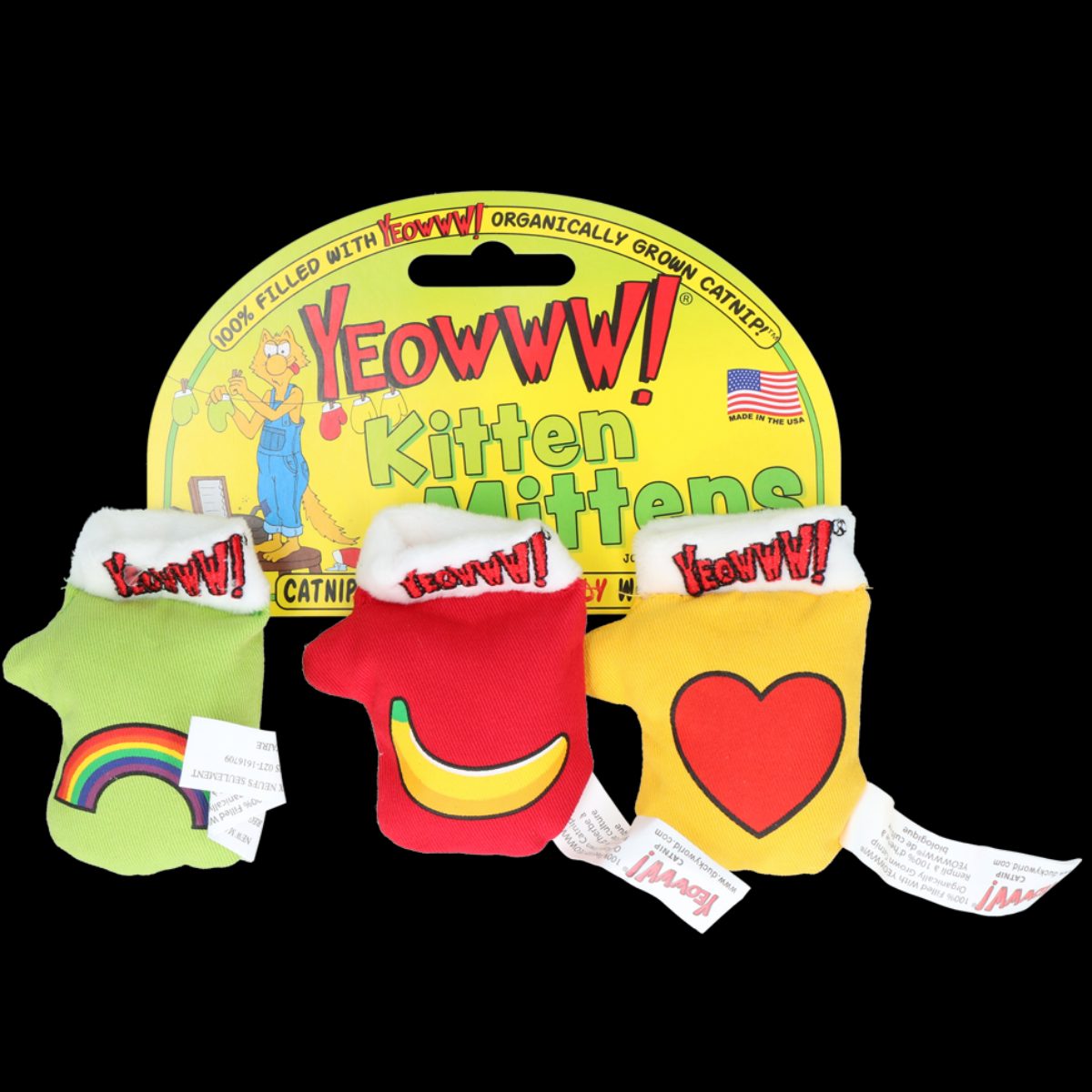Yeowww! Kitten Mitten 3-pack