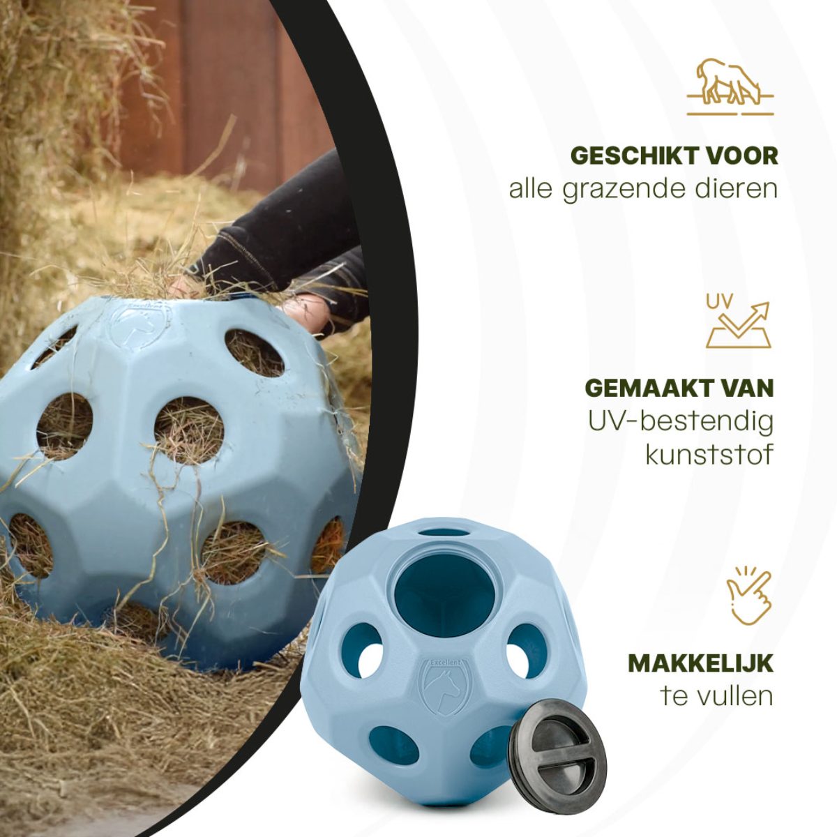 Excellent Horse Feed & Play Ball Blauw - Afbeelding 4