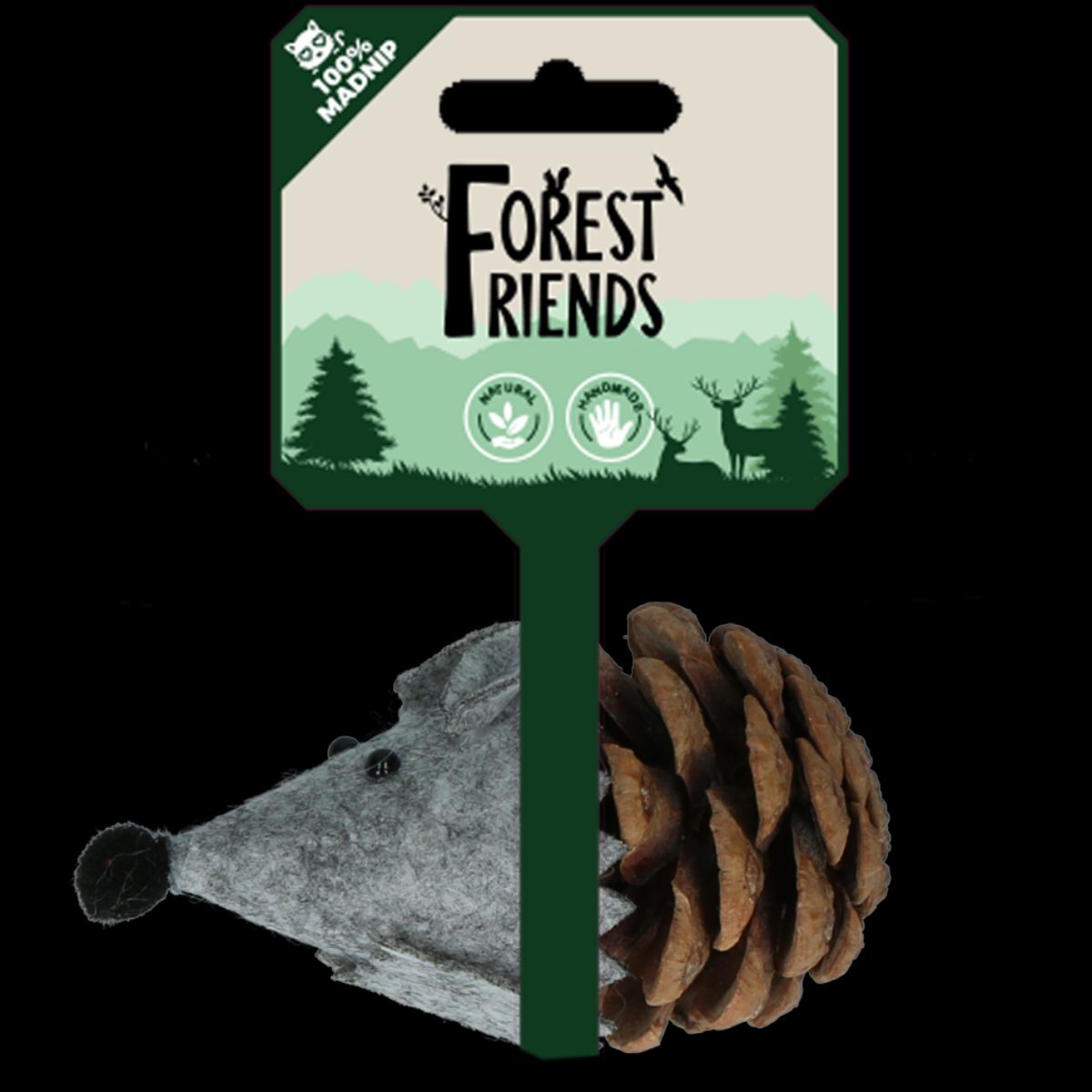 Forest Friends Mouse Grijs