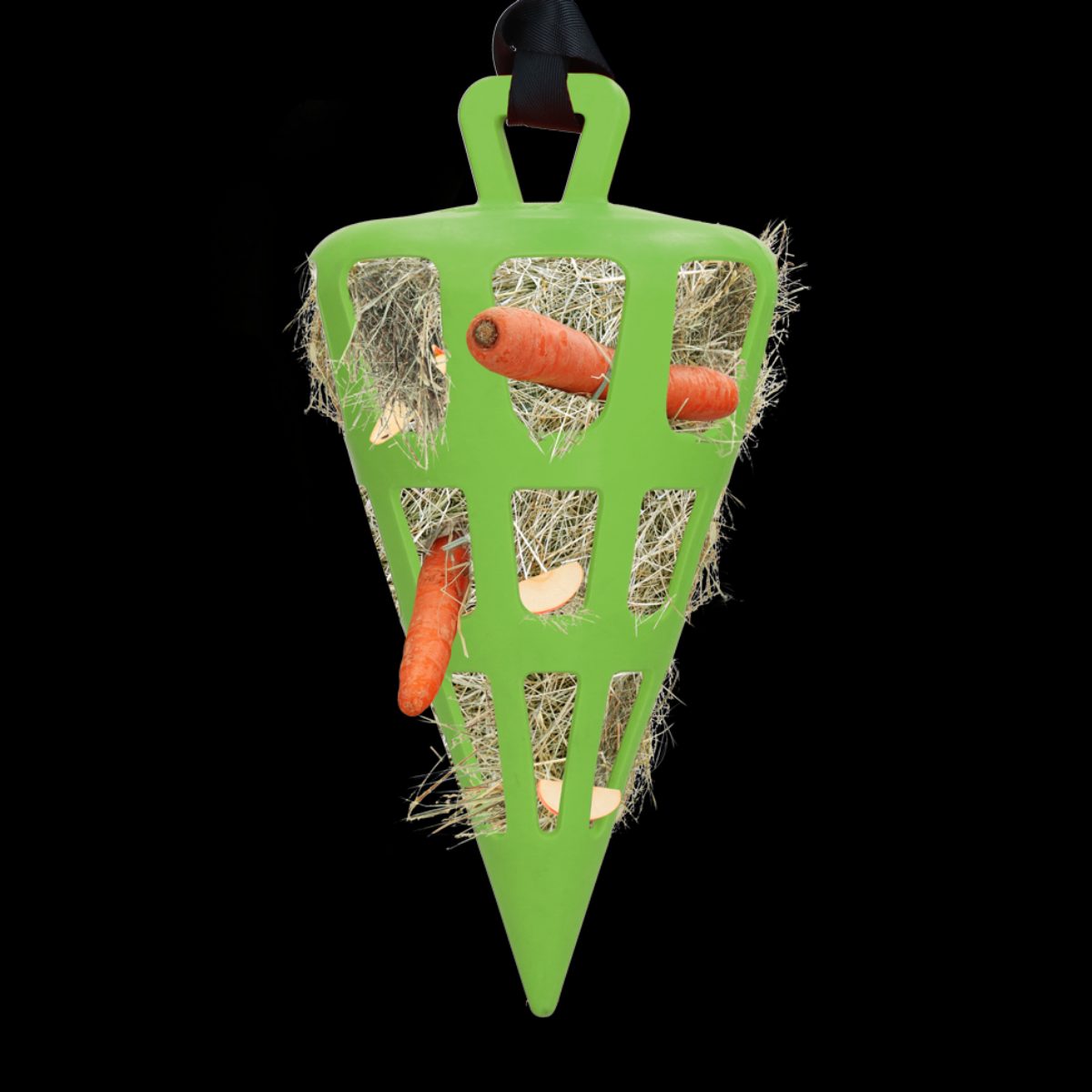 Hay Slow Feeder Fun & Flex Carrot Groen