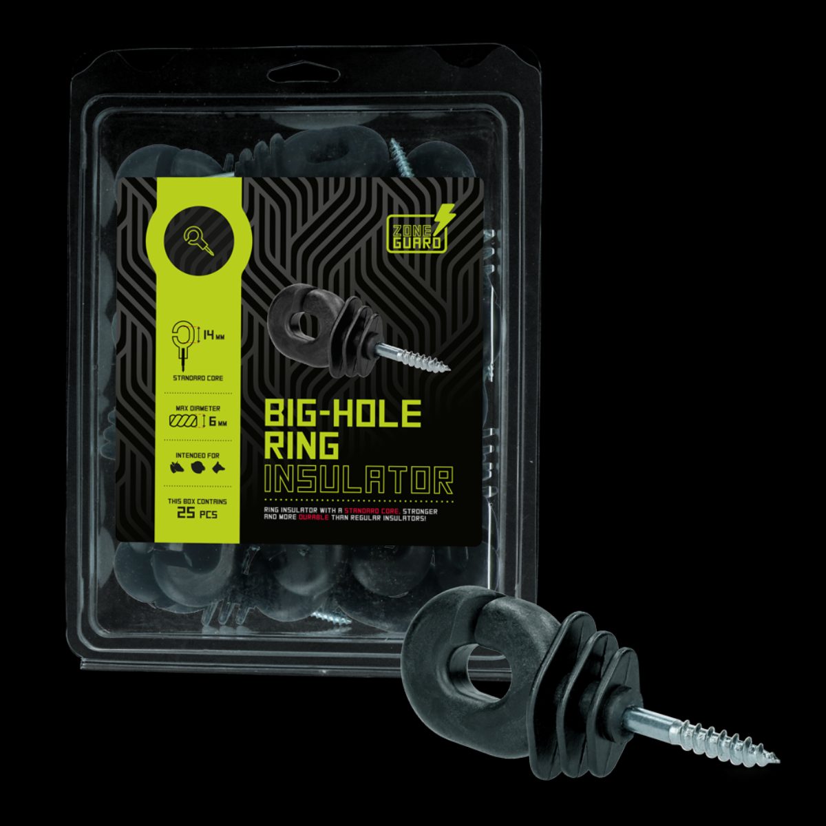 ZoneGuard Big-Hole Ringisolator (zdk) - Afbeelding 2