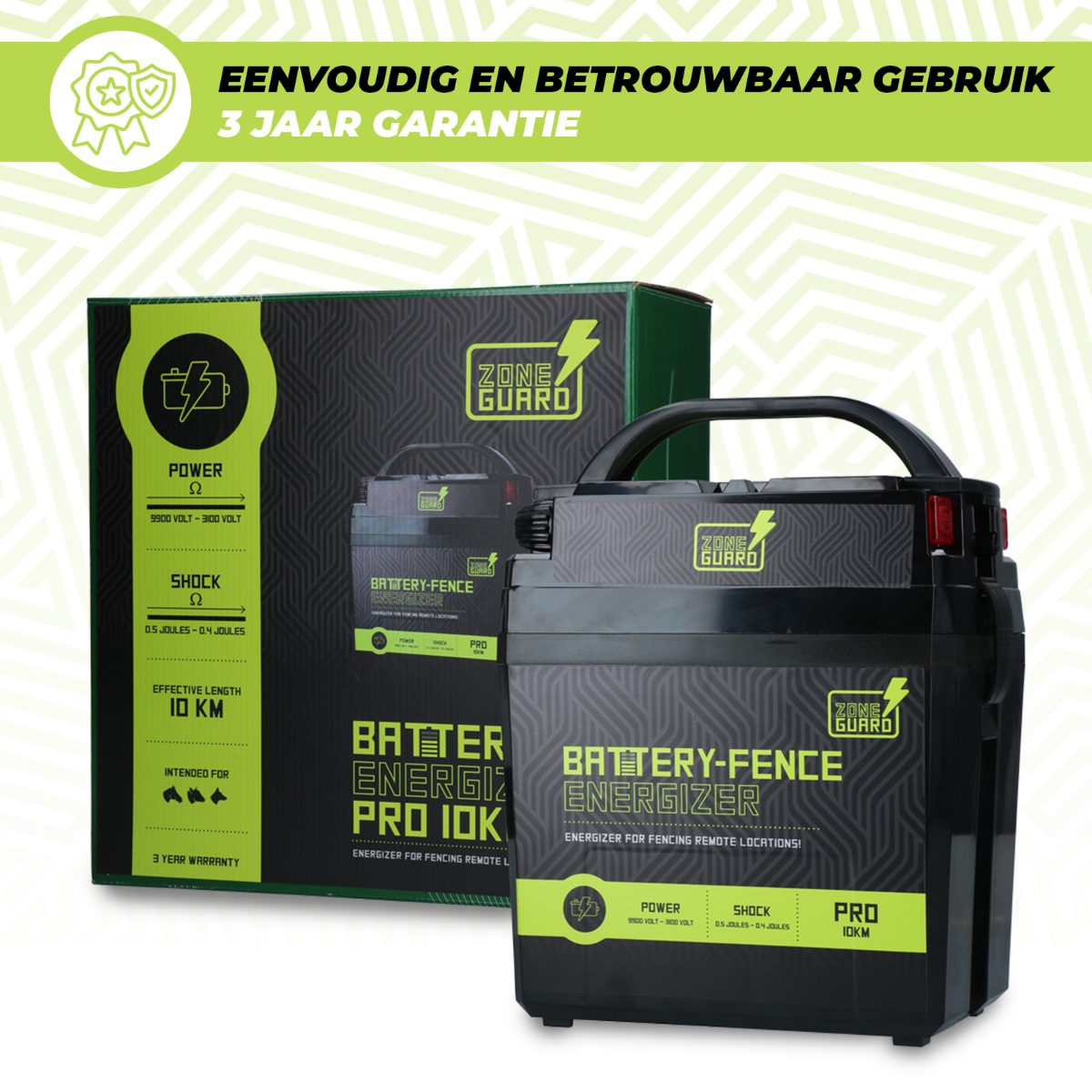 ZoneGuard Battery Energizer Pro 10 km - Afbeelding 5