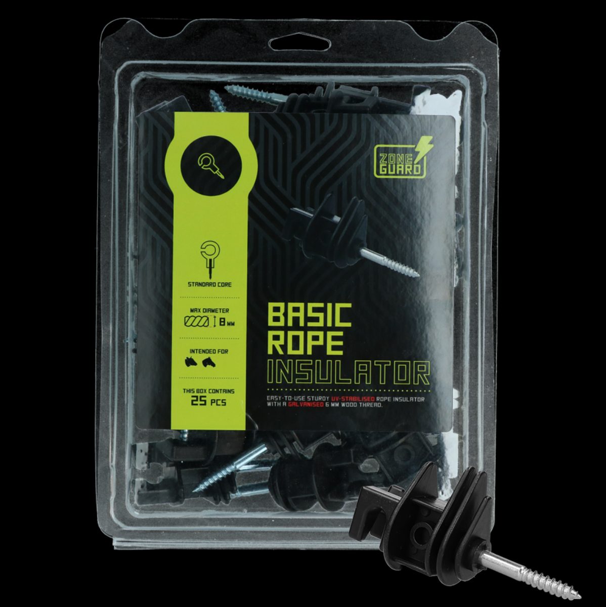 ZoneGuard Isolator 6 mm kern voor koord tot 8 mm - Afbeelding 2