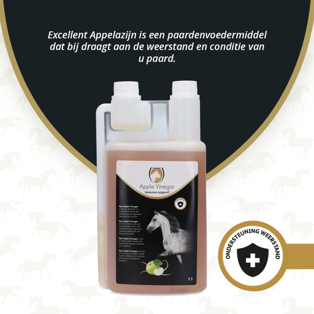 Excellent Horse Apple Vinegar 1 l - Afbeelding 2