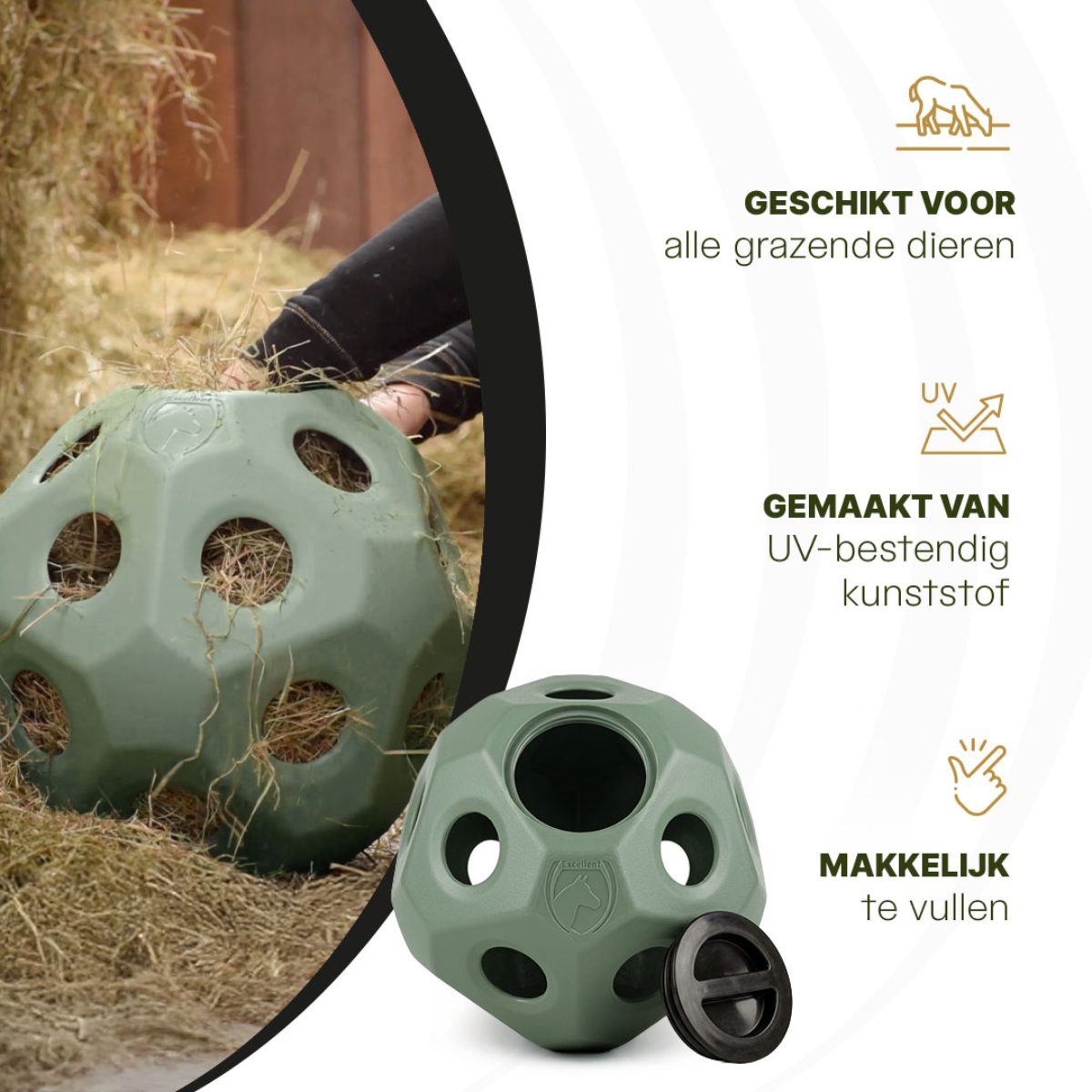 Excellent Horse Feed & Play Ball Groen - Afbeelding 4