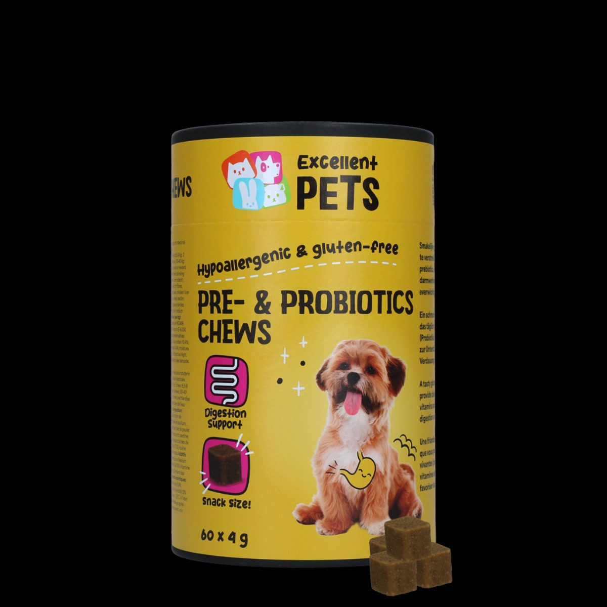 Excellent Pets Pre- & Probiotics Chews 60 Treats