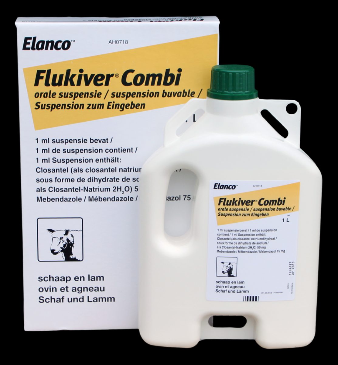 Flukiver Combi 50 mg/ml + 75 mg/ml REG NL URA 1 l - Afbeelding 2