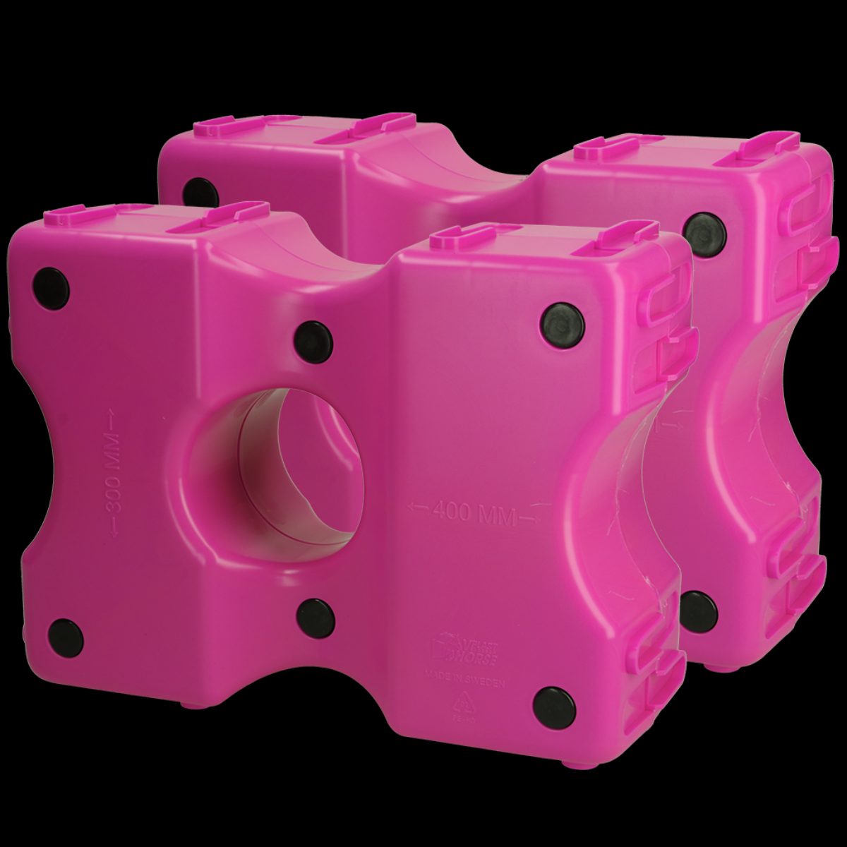 Vplast Cavaletti Hindernisblokken 2 st Roze