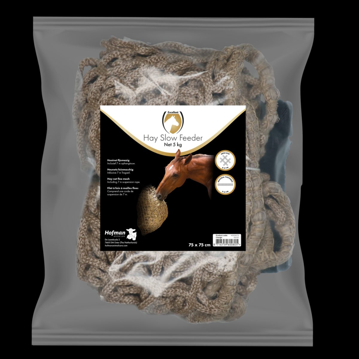 Hay Slow Feeder Net 5 kg (45 mm) - Afbeelding 3