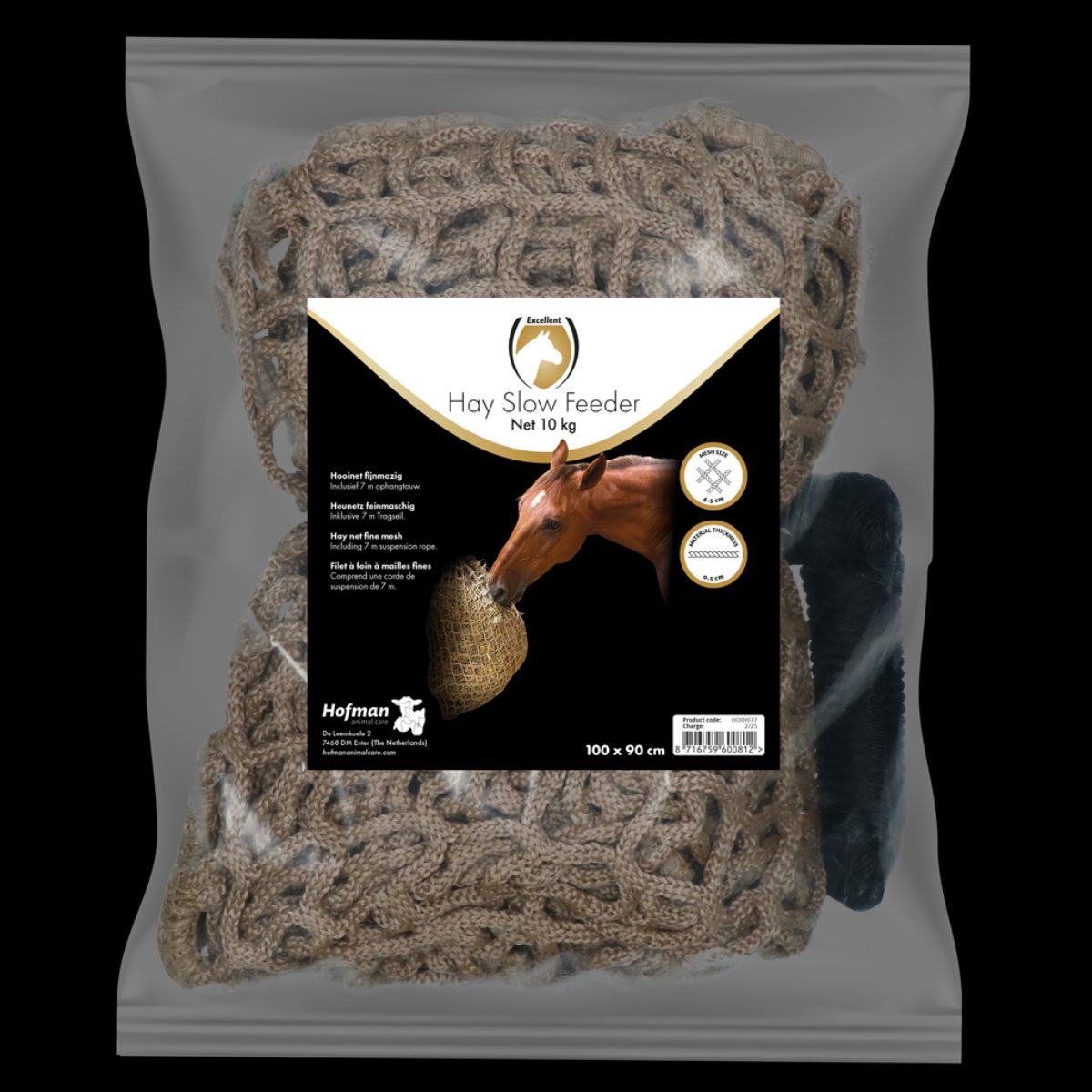 Hay Slow Feeder Net 10 kg (45 mm) - Afbeelding 2