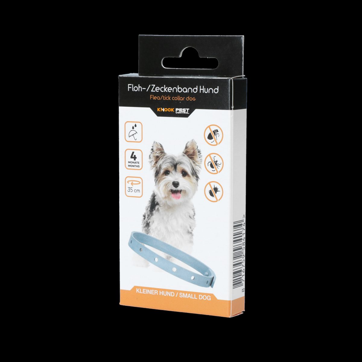 Knock Pest Vlooien/Tekenband Hond 33 cm DE/UK