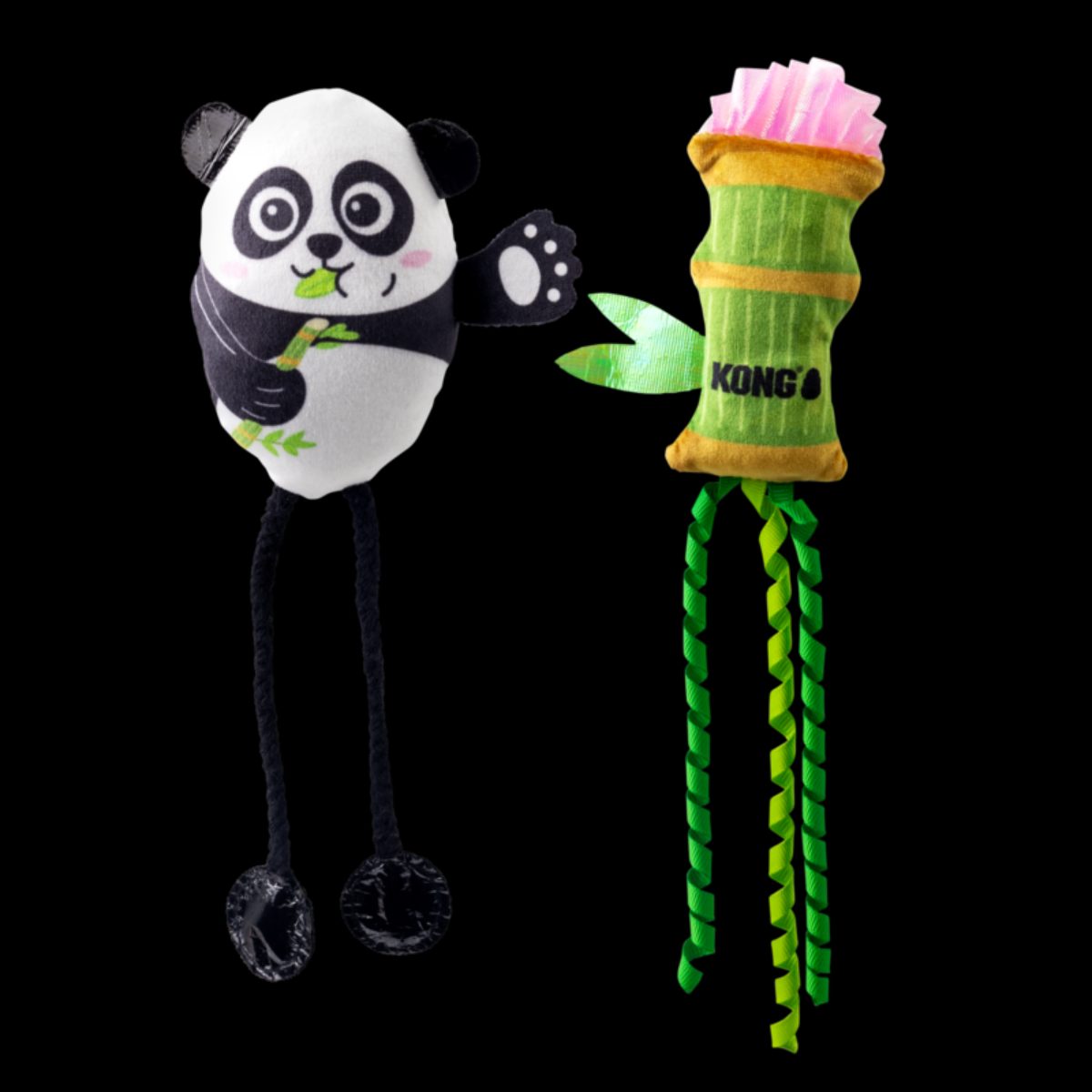 KONG Scrattles Panda 2-pk - Afbeelding 3