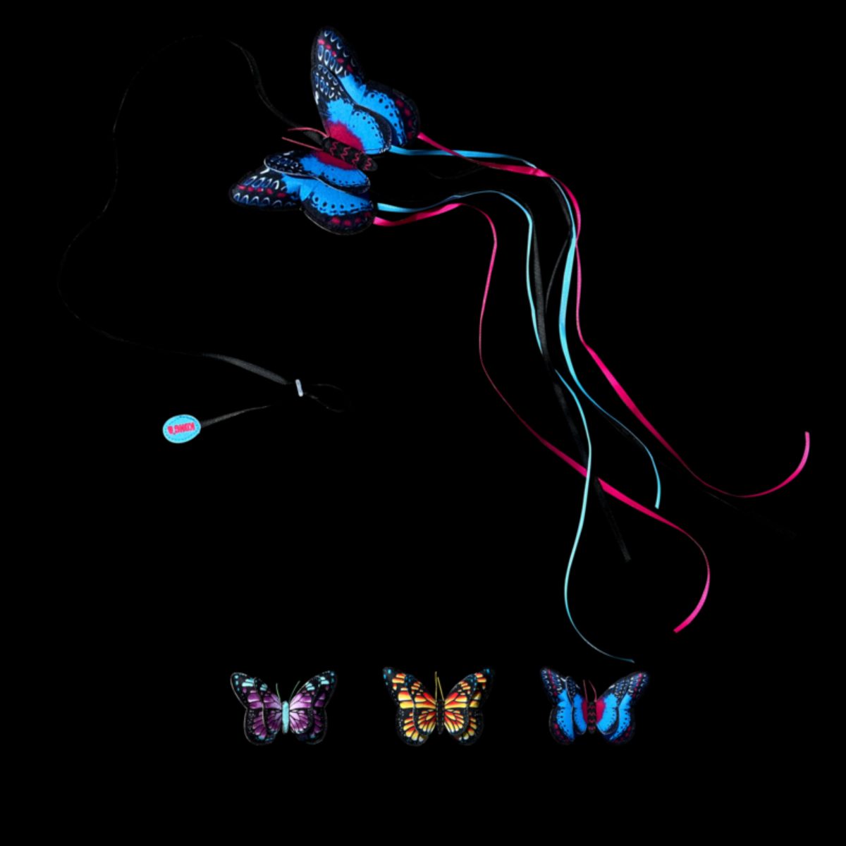 KONG Teaser Butterfly Assorted Vlinder - Afbeelding 5