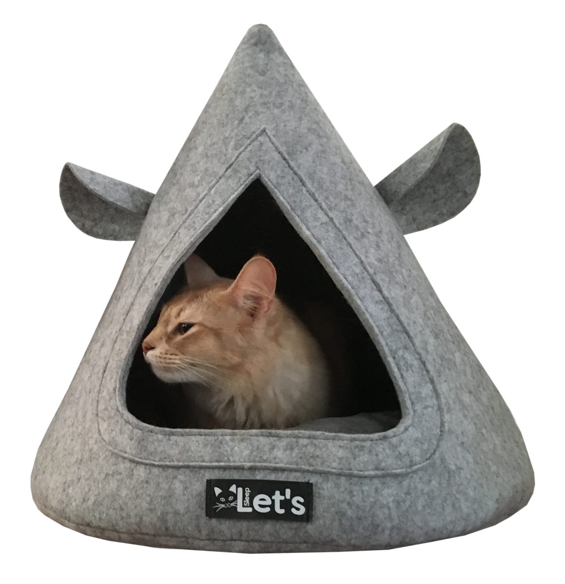 Let's sleep Pet Cave TeePee Grijs - Afbeelding 2