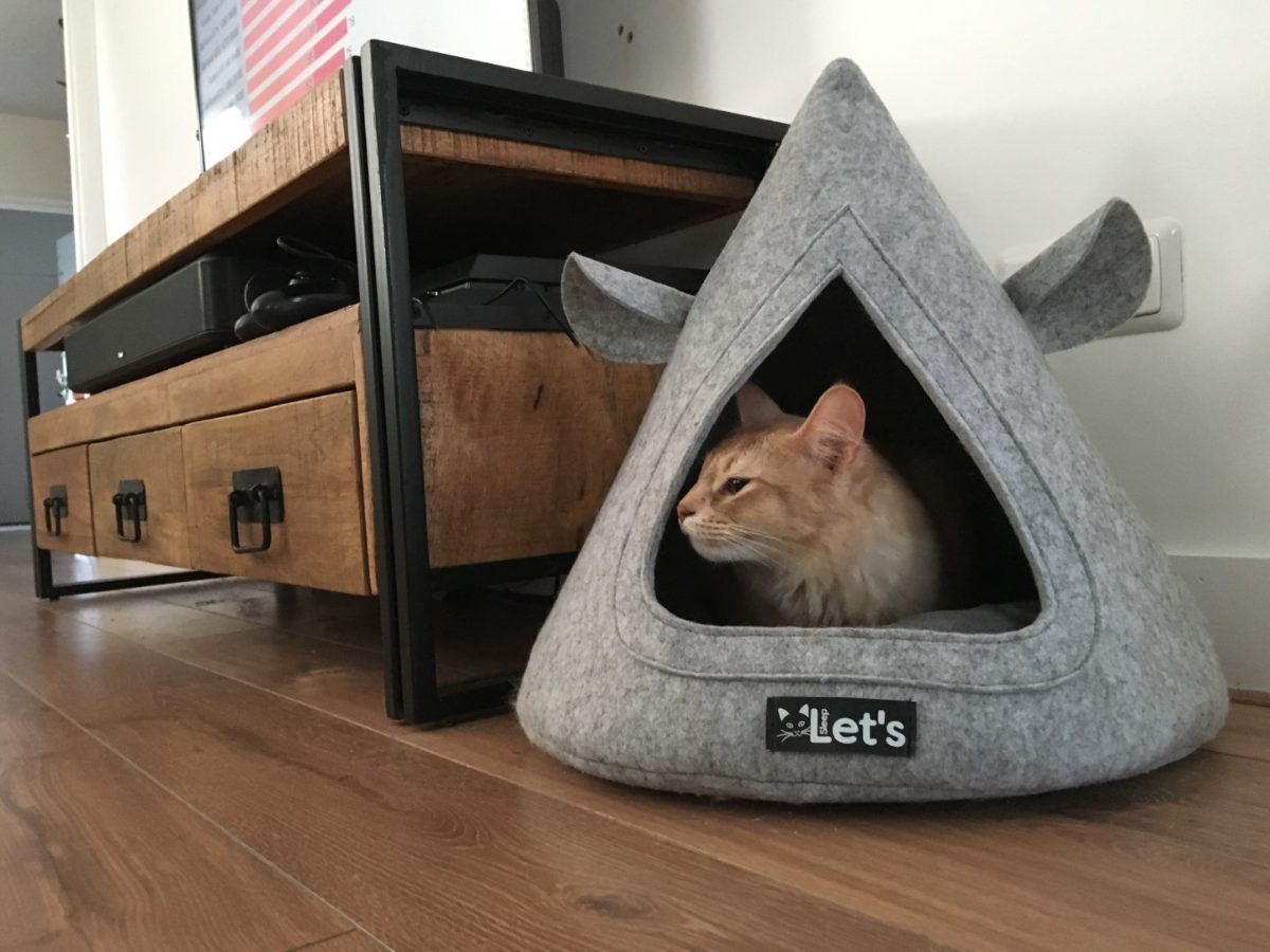 Let's sleep Pet Cave TeePee Grijs - Afbeelding 3