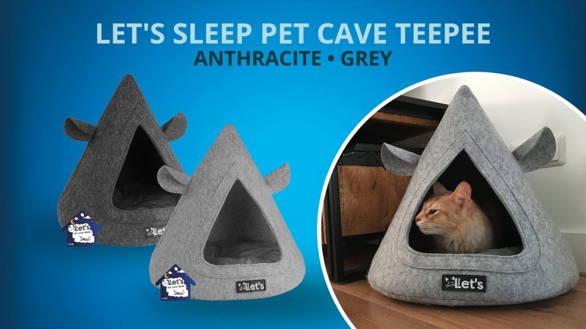 Let's sleep Pet Cave TeePee Grijs - Afbeelding 5