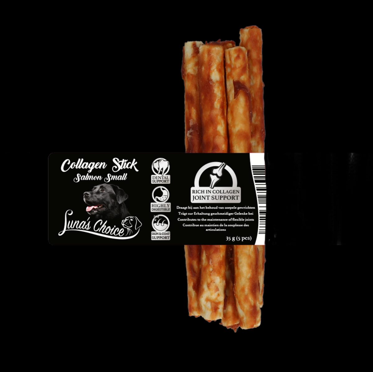Luna's Choice Collagen Chews Stick Zalm S