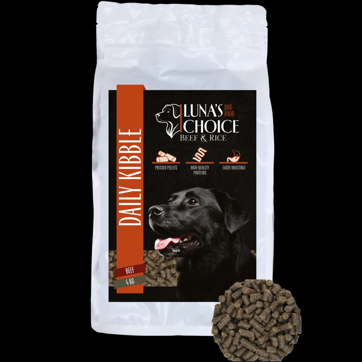 Luna's Choice Adult Rund/Rijst 4 kg