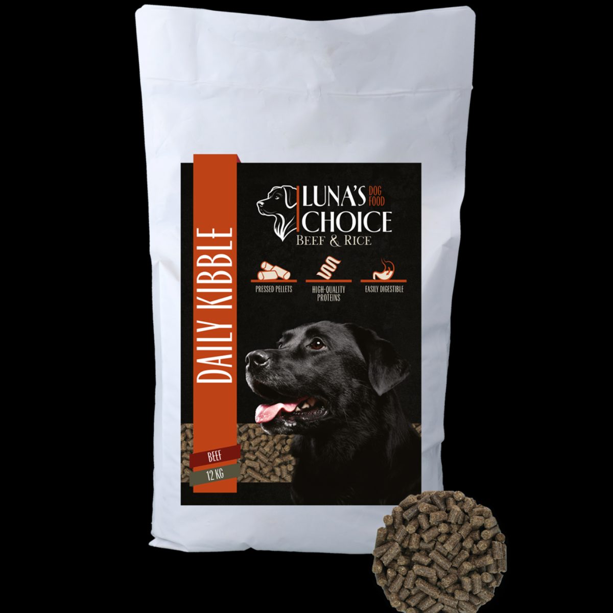 Luna's Choice Adult Rund/Rijst 12 kg