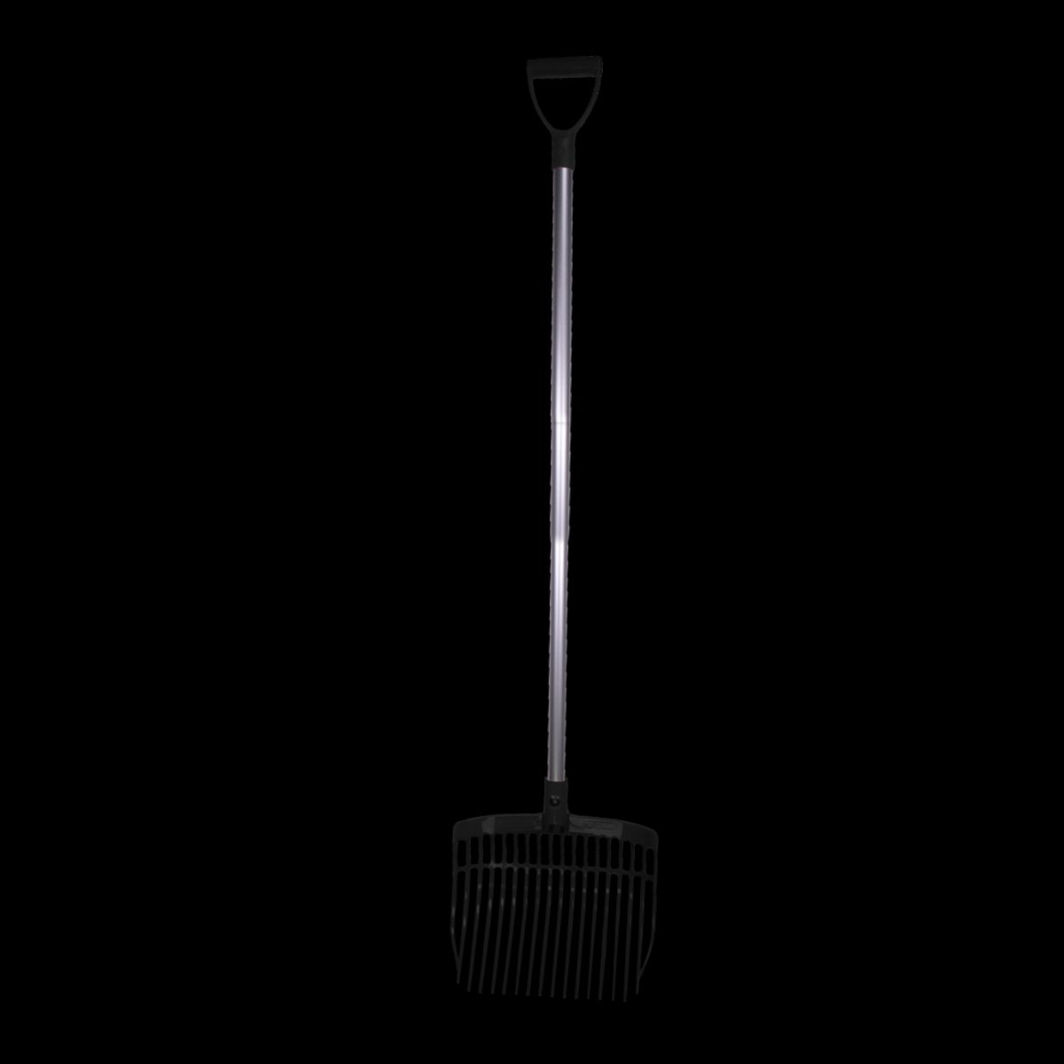Mestvork Compleet (met steel 115 cm) Zwart