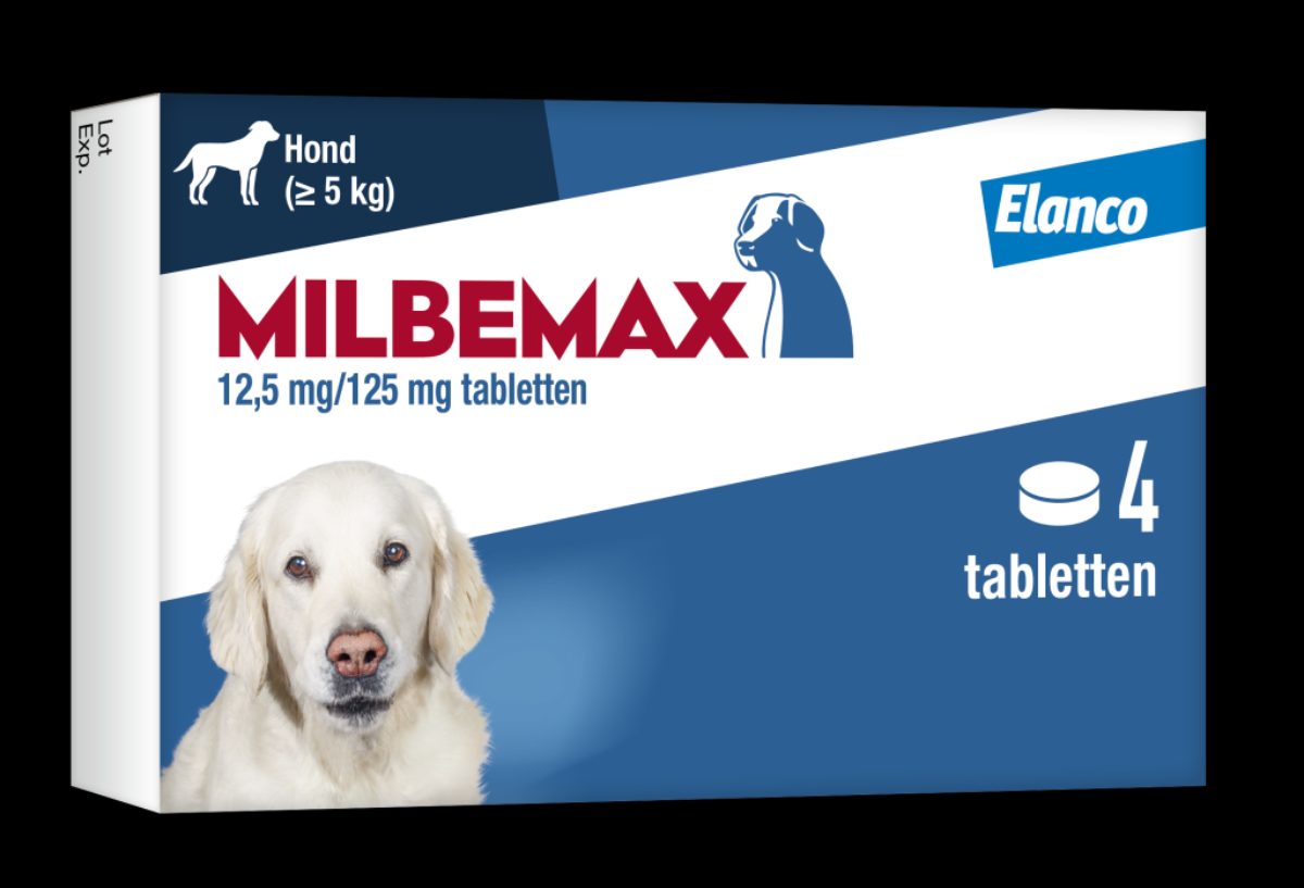 Milbemax Tabletten Hond Groot 5-75kg 4 tabl.