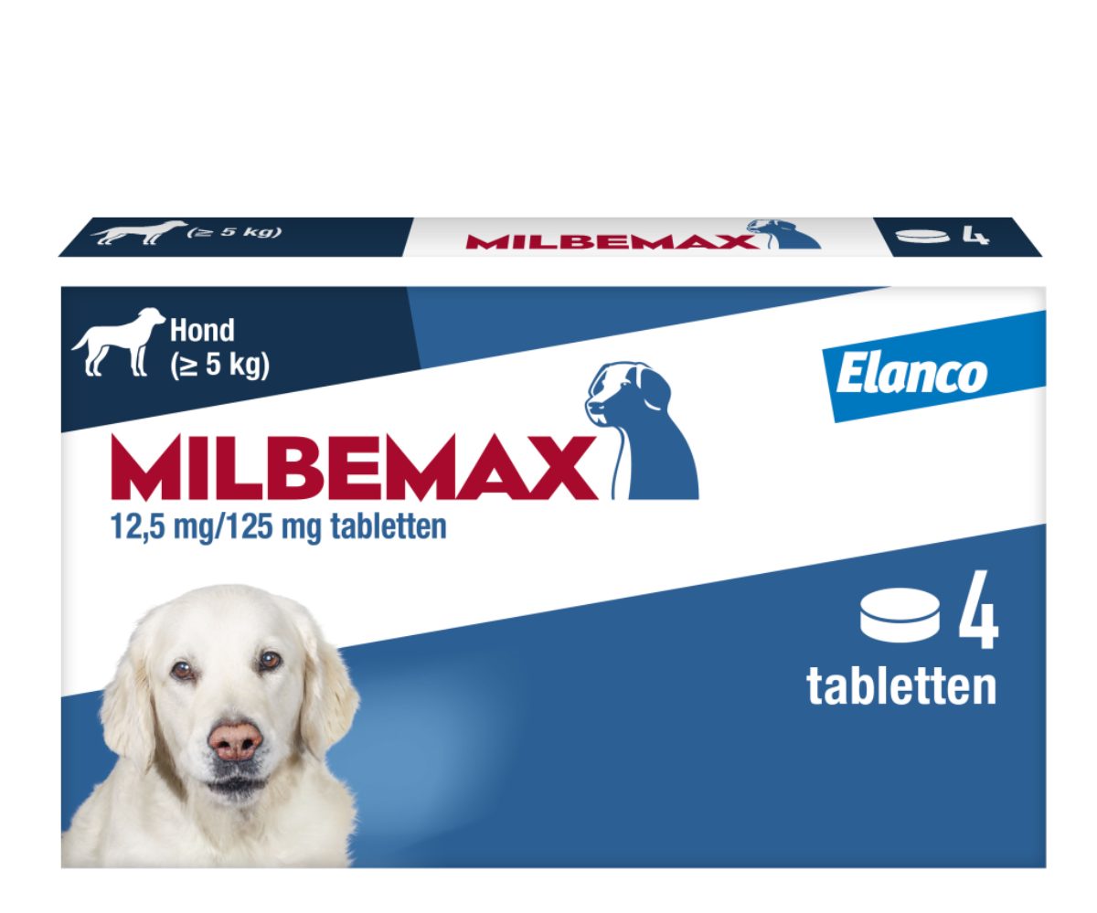 Milbemax Tabletten Hond Groot 5-75kg 4 tabl. - Afbeelding 2