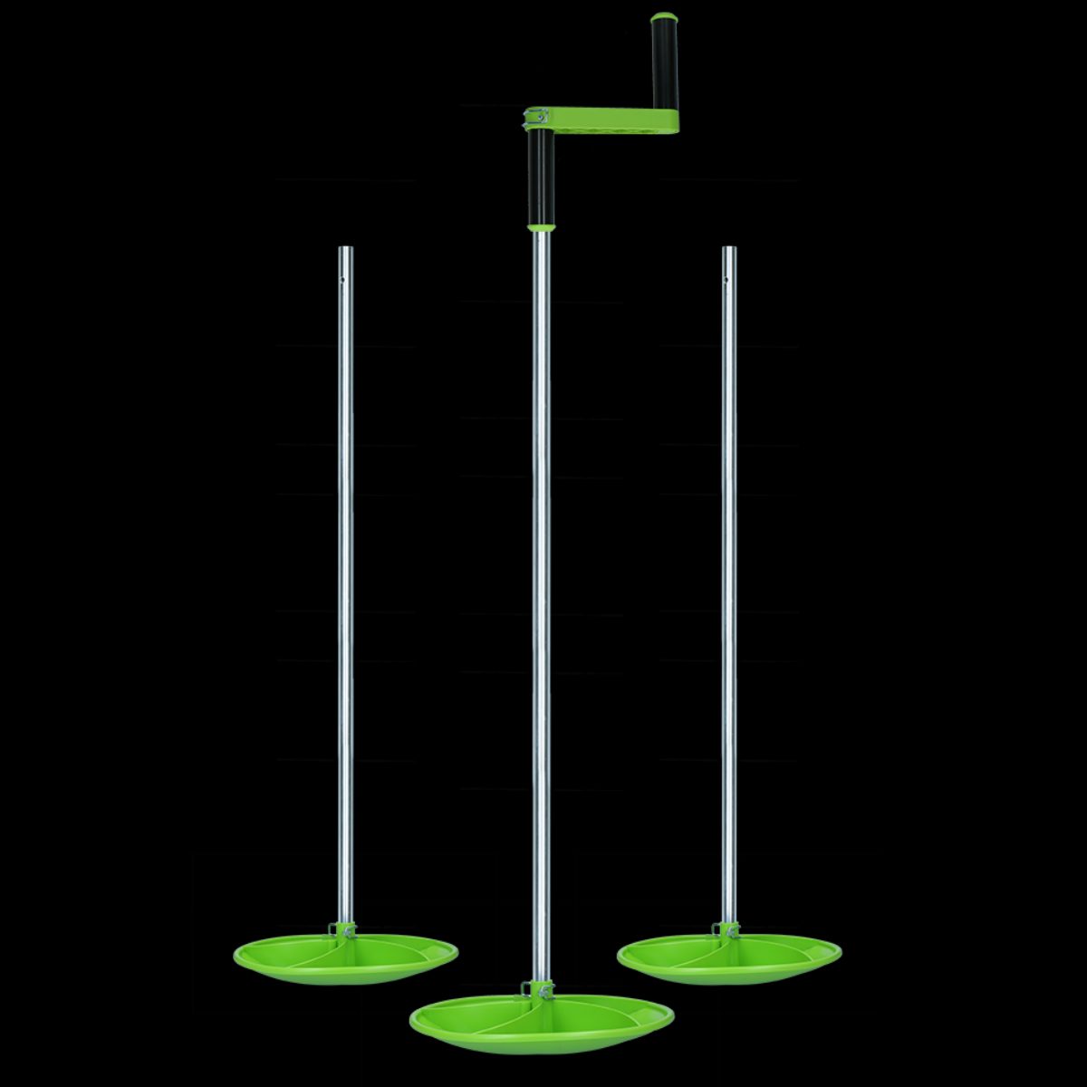 Twist butler 125 cm 3 stuks met 1 Zwengel