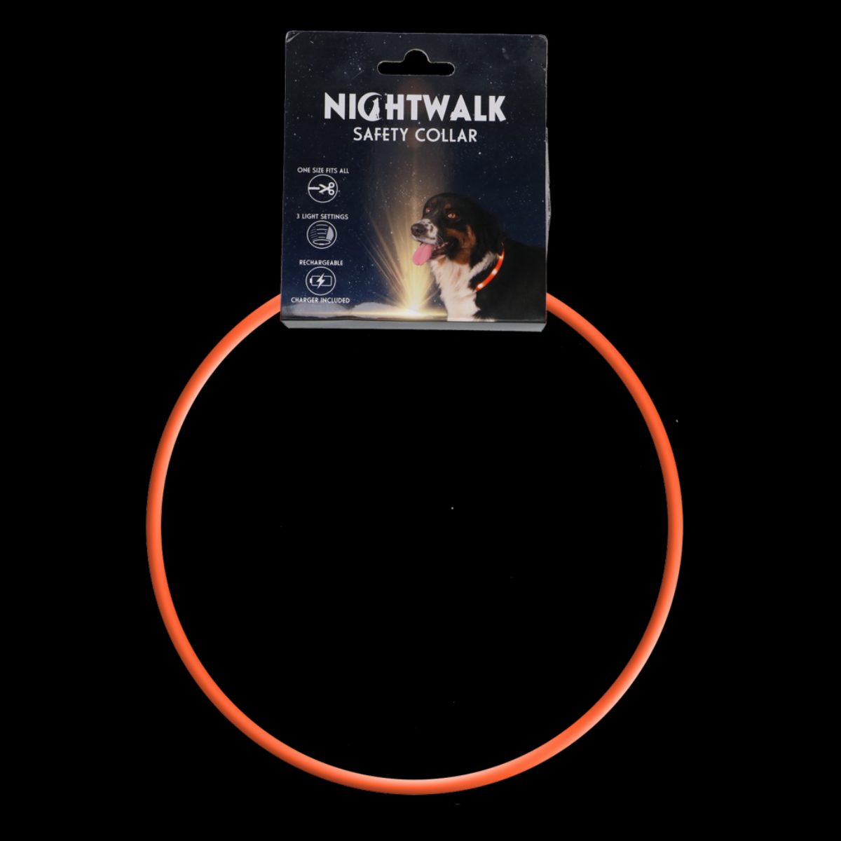 Nightwalk Safety Collar Oranje