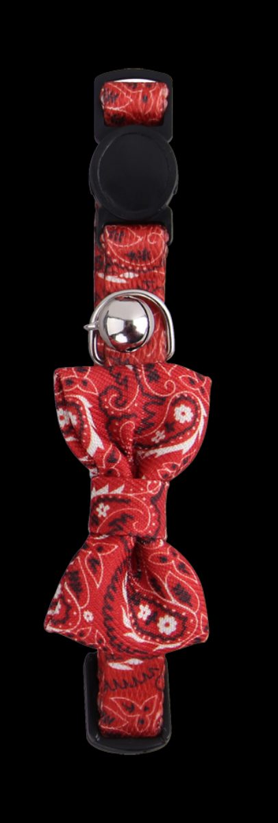 Pawise Cat Collar With Bowknot Rood