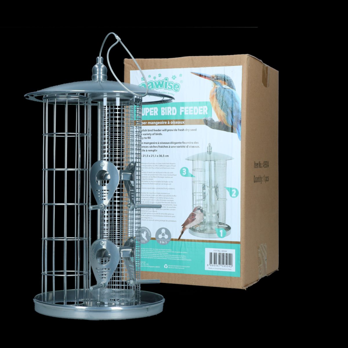 Pawise Super Bird Feeder 3 in 1