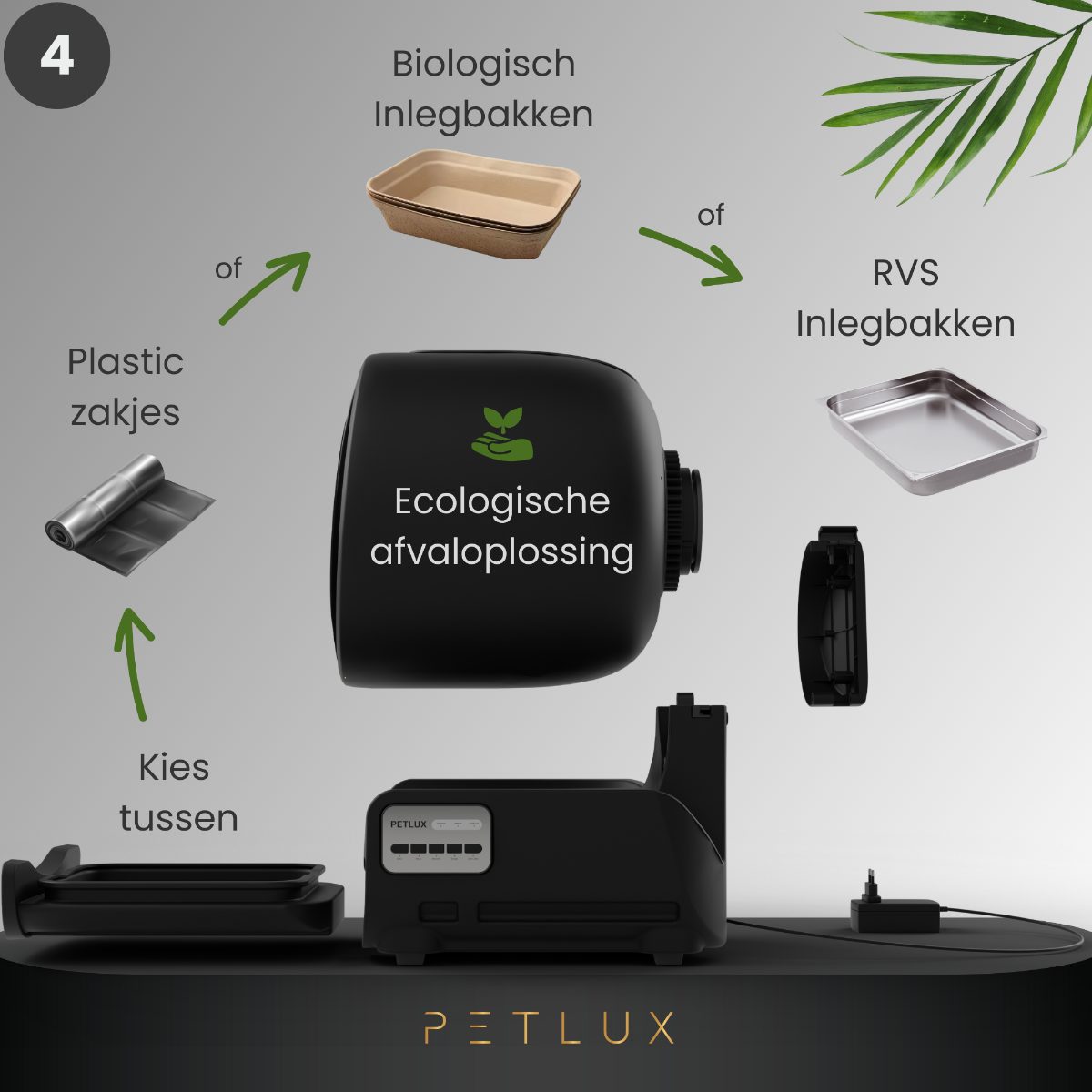 Petlux V3 Automatische Kattenbak Zwart - Afbeelding 6